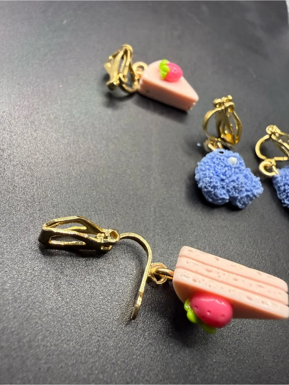 Kids 30 pack of charm clip on earrings- Multicolor